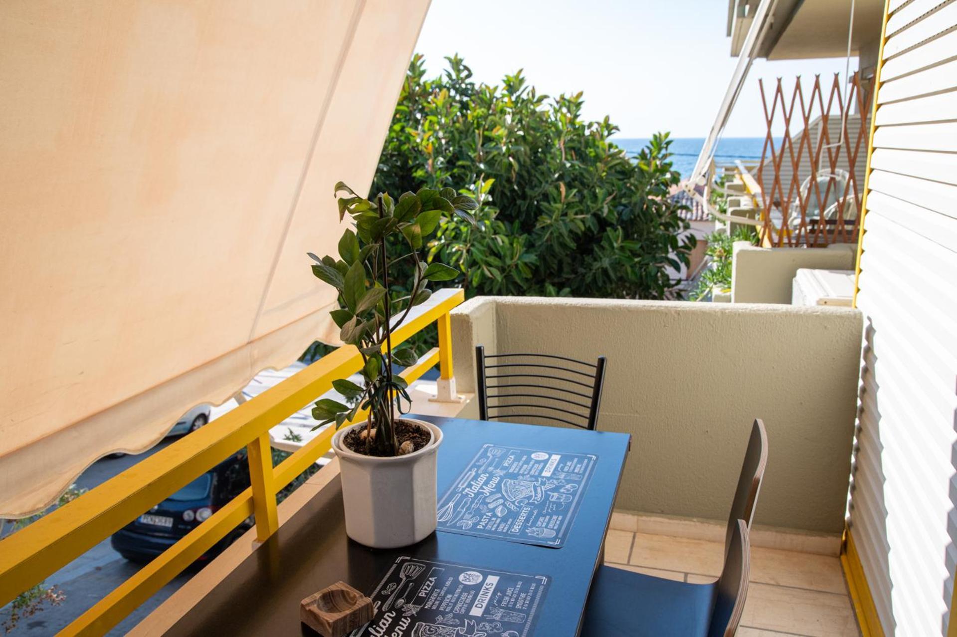 Eftihia Apartments By The Sea Rethymno  Bagian luar foto